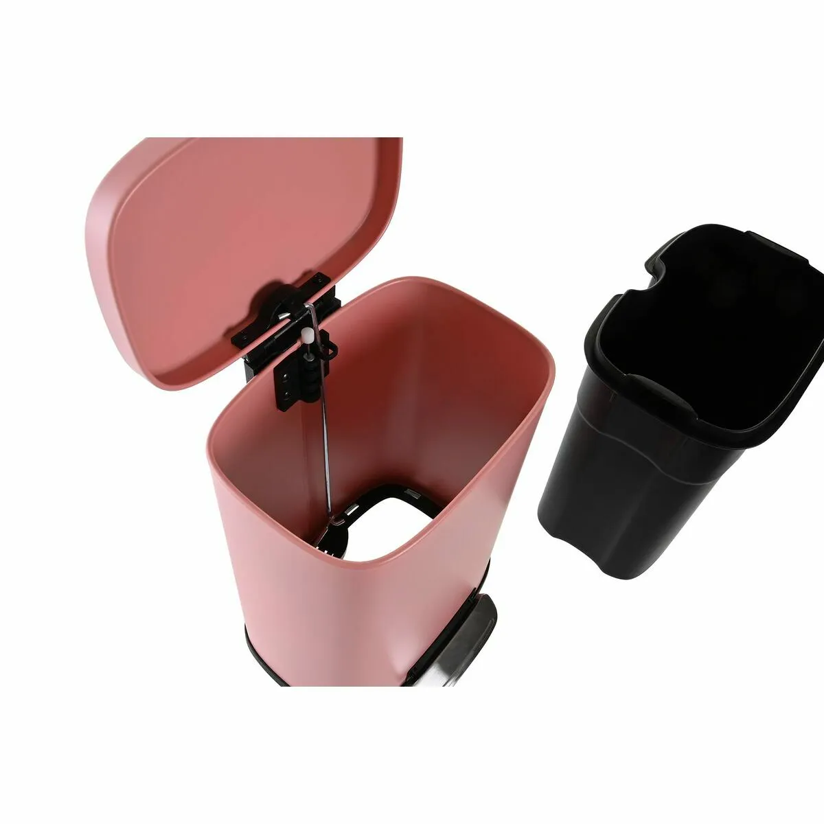 DKD Home Decor Poubelle à Pédale - 5 L Pêche