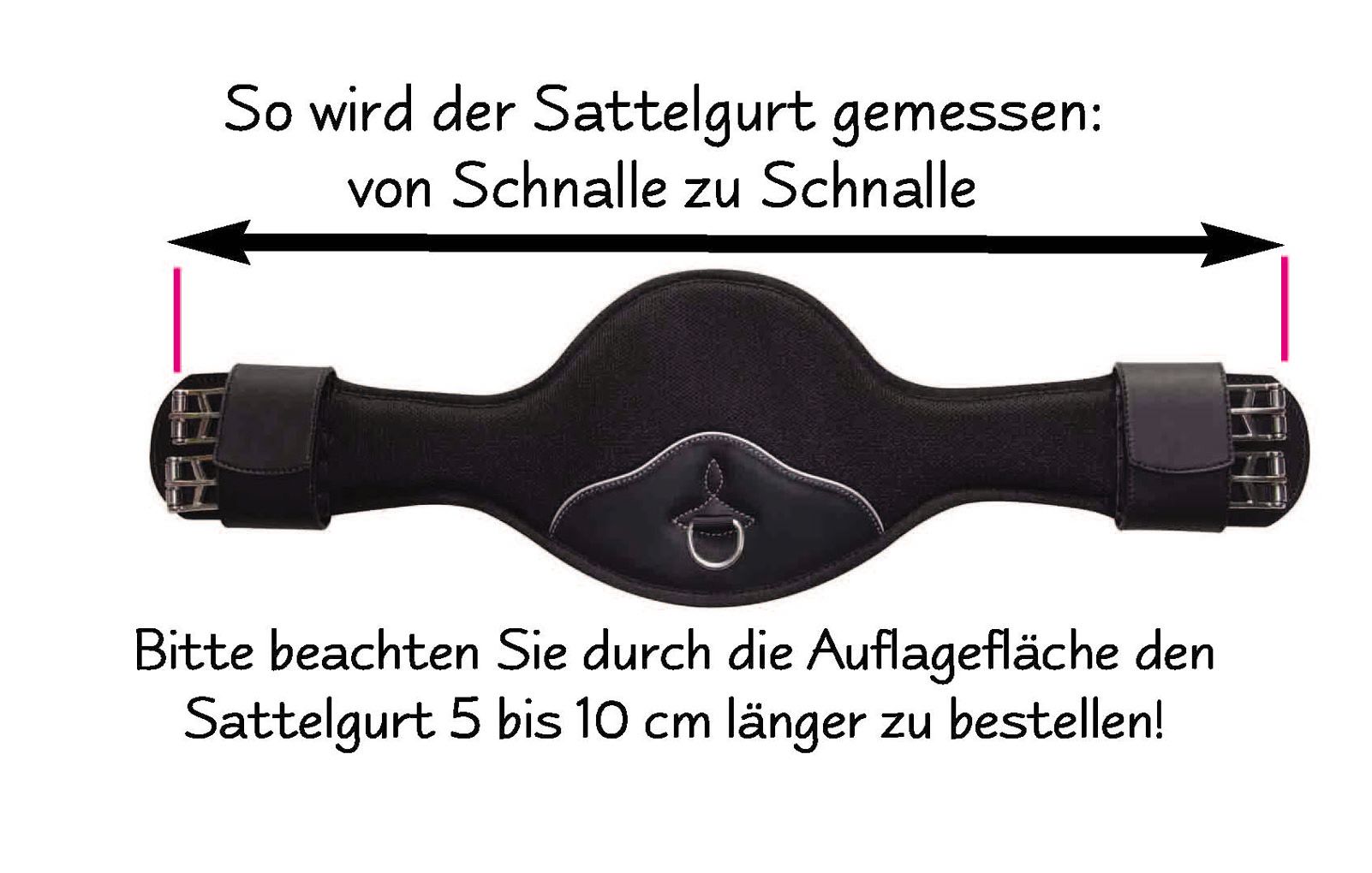 Butterfly Kurzgurt Dressurgurt Rainer