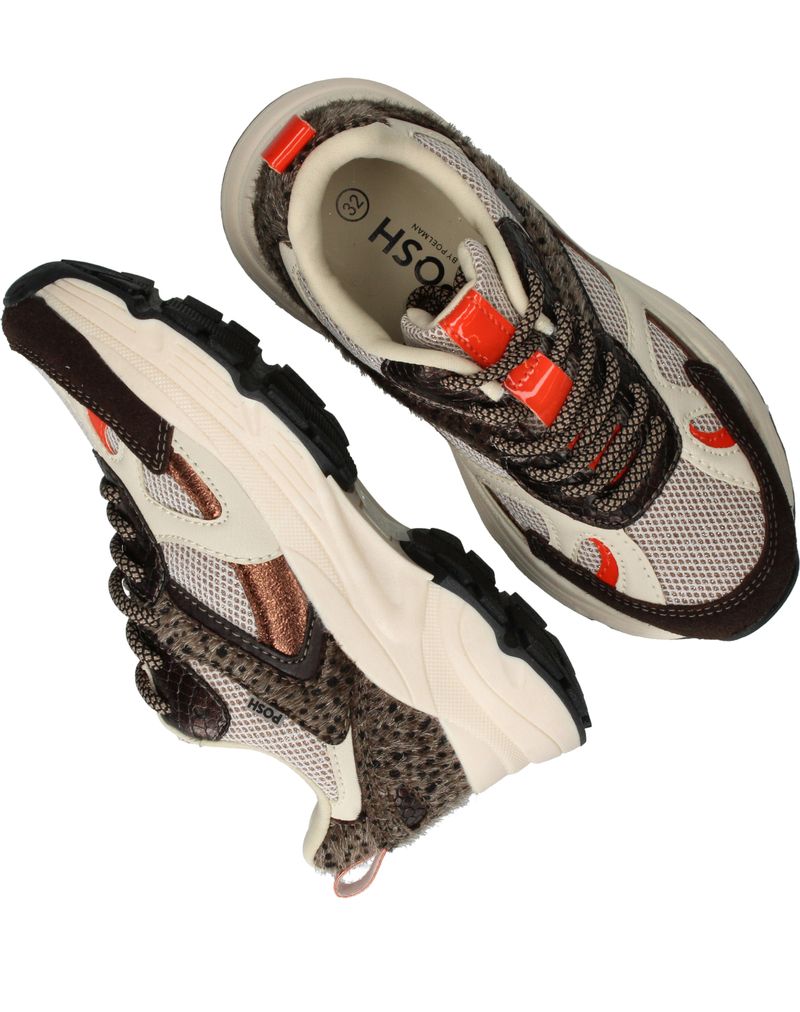 POSH by Poelman Sneakers Bruin Meisjes