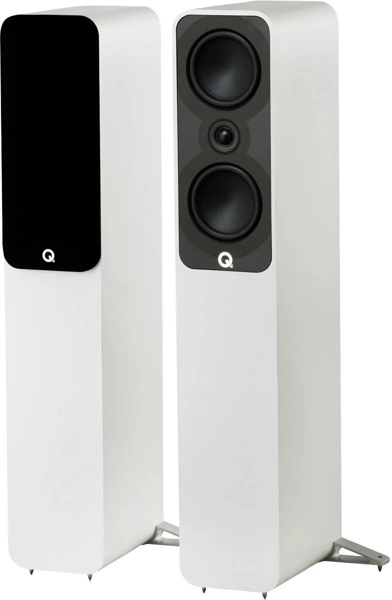 Q Acoustics 5040 Blanc Mat (la paire) Enceintes colonne