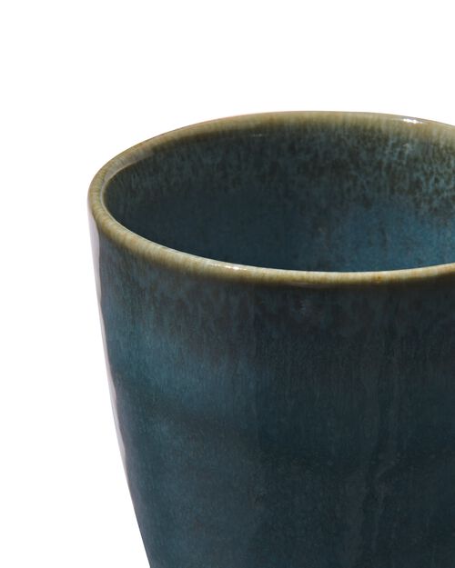 mug 240 ml Porto émail réactif bleu