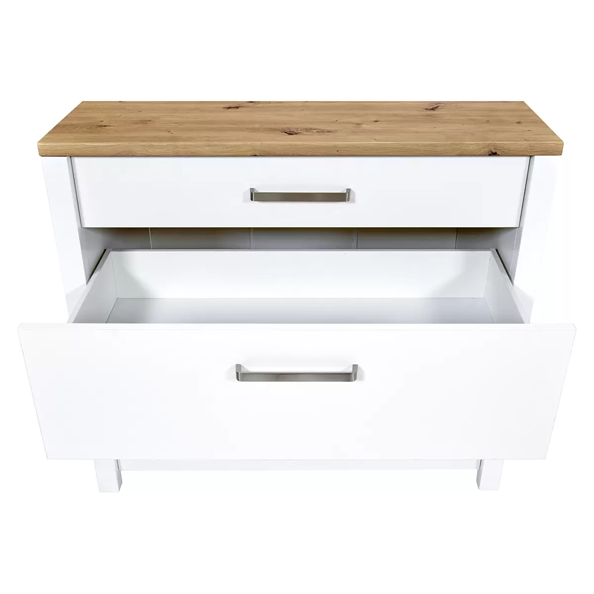 Unterschrank Sicilia Artisan Eiche,weiss