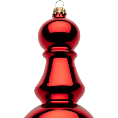 Lauschaer Romantikformen Glas mundgeblasen rot