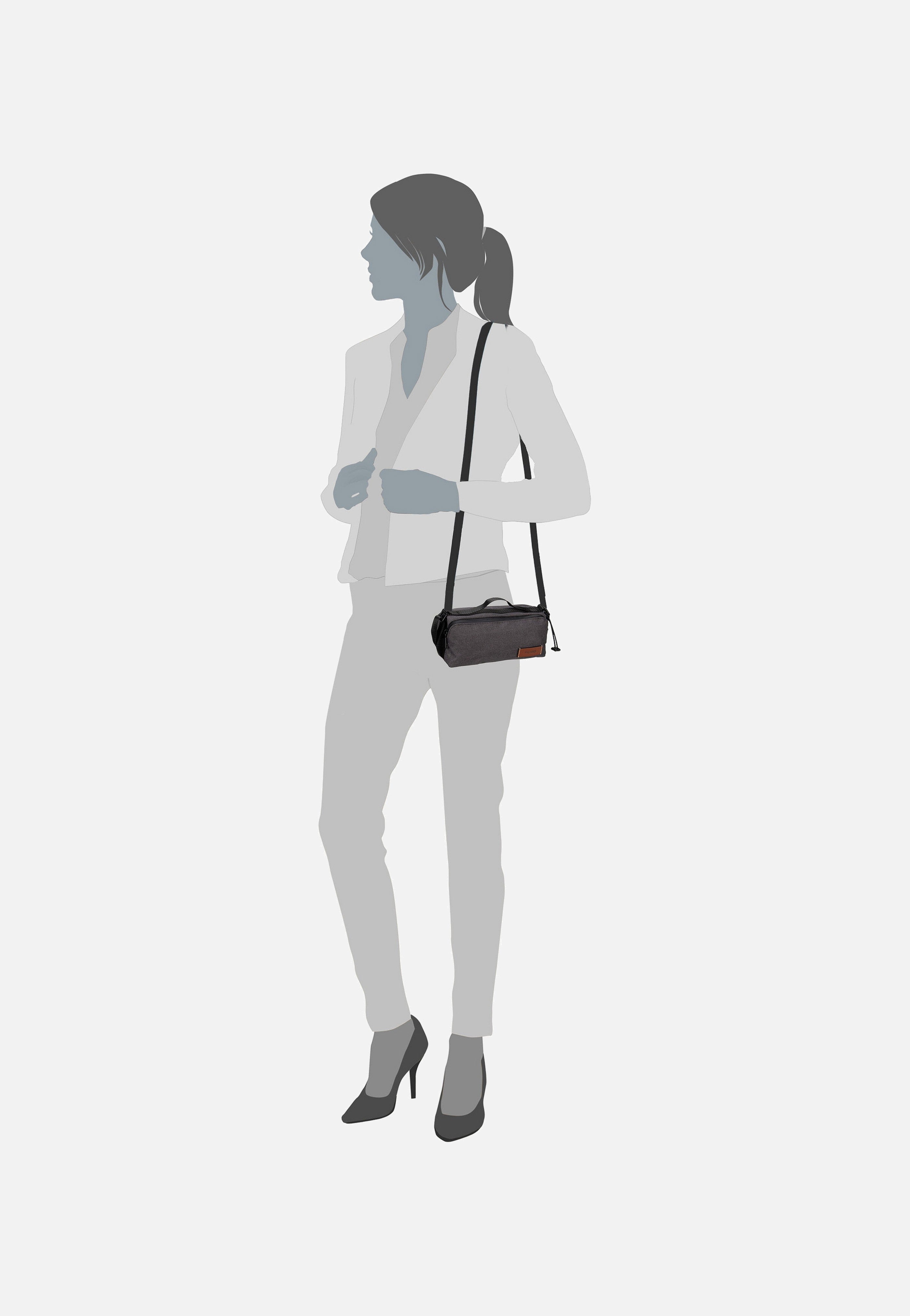 Go Eco 2978 Anthrazit - Crossbody Bag