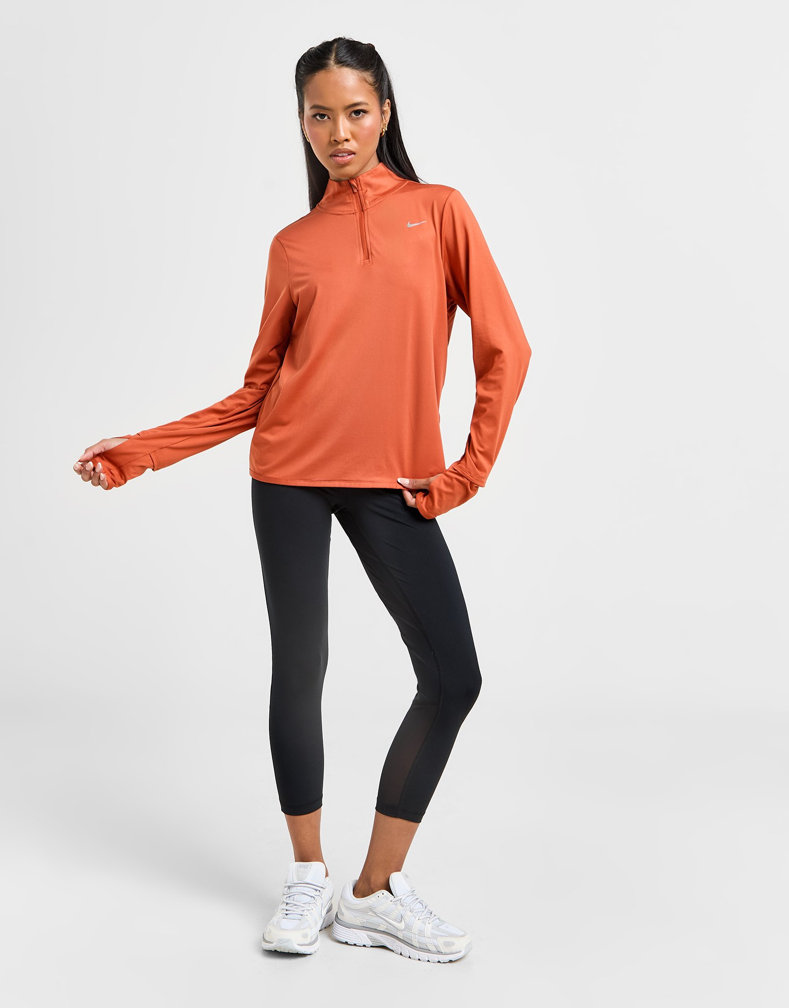 Nike Haut de survêtement zippé 1/4 Running Pacer Femme