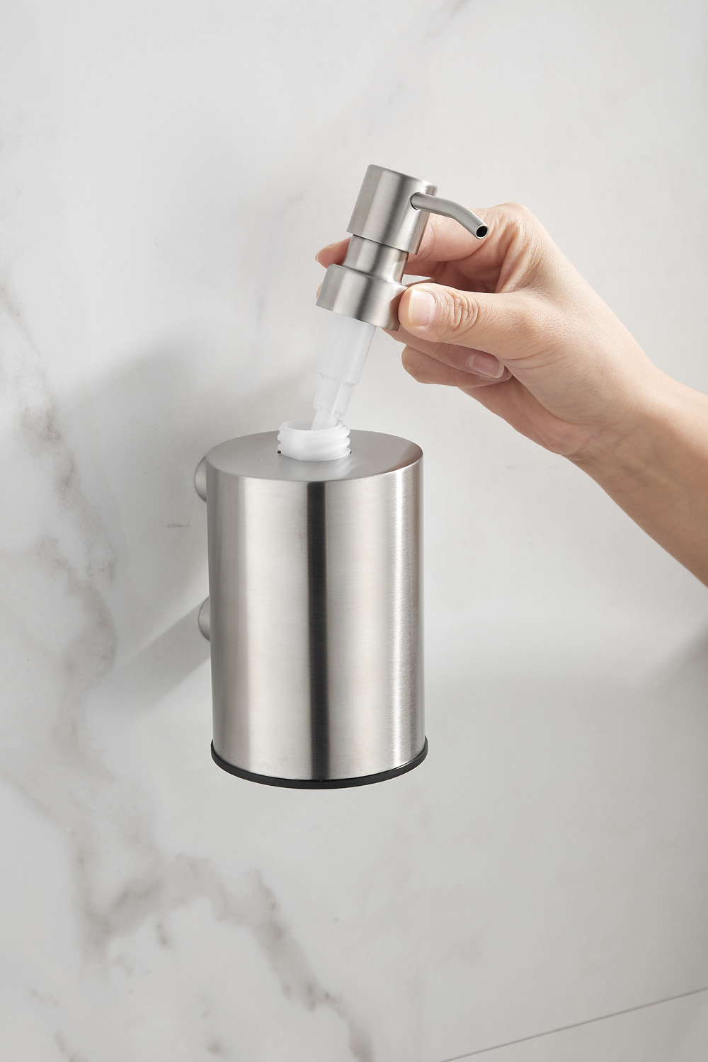 Saniclear Academy zeepdispenser RVS
