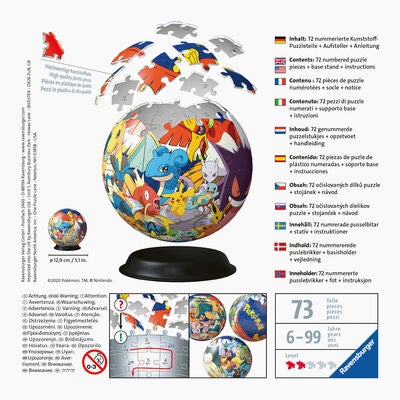 Ravensburger Pokémon 3D-Puslespill, 72 Brikker