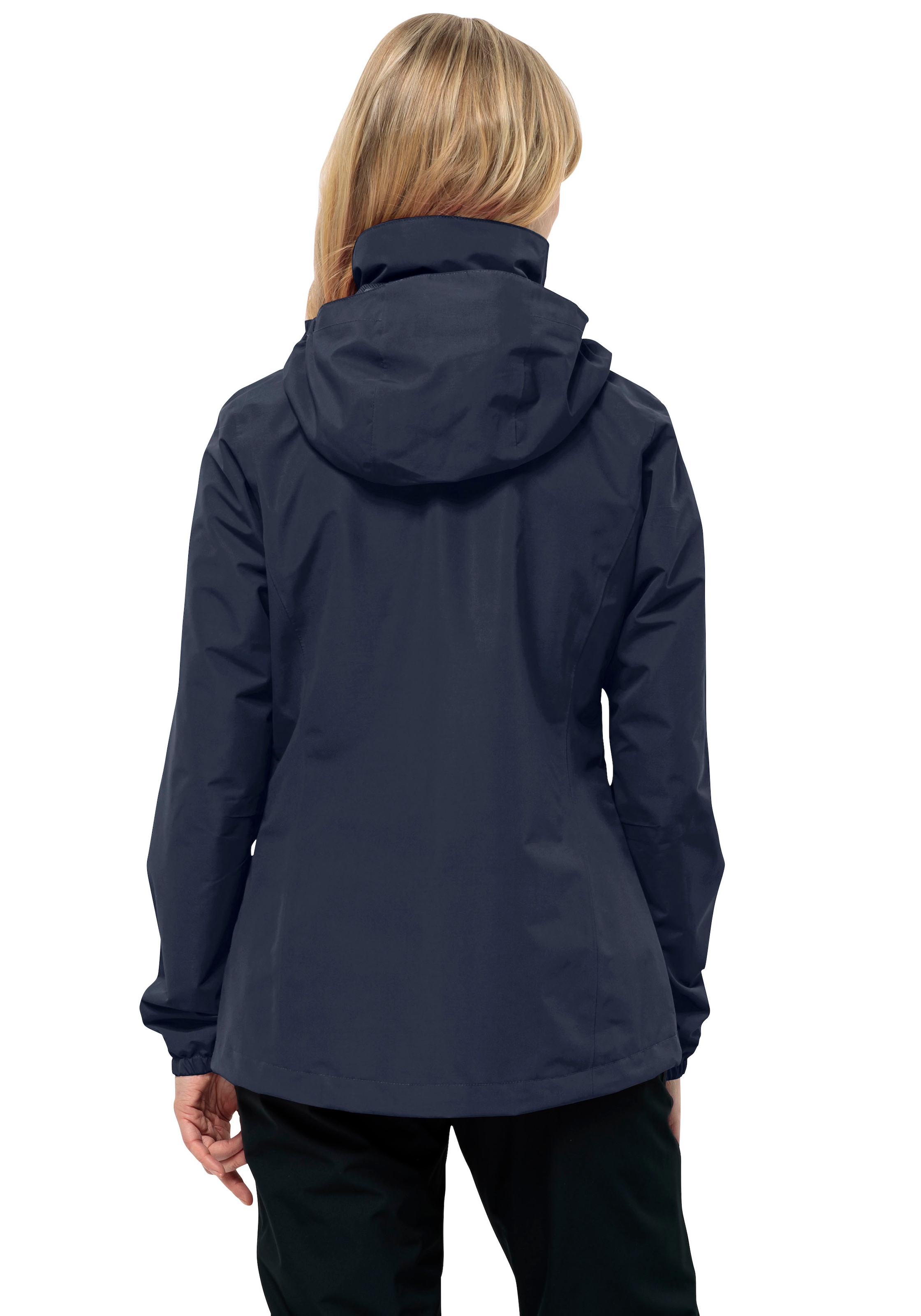 Jack Wolfskin Regenjacke »STORMY POINT 2L JKT W« mit Kapuze Wasserdicht, winddicht, Übergangsjacke