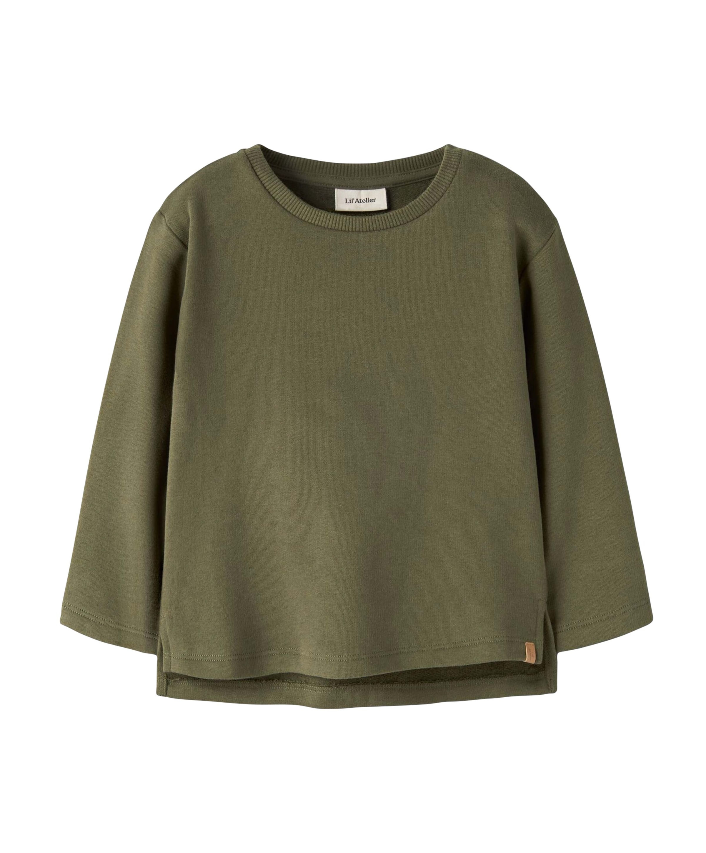 Lil' Atelier Jongens sweater groen