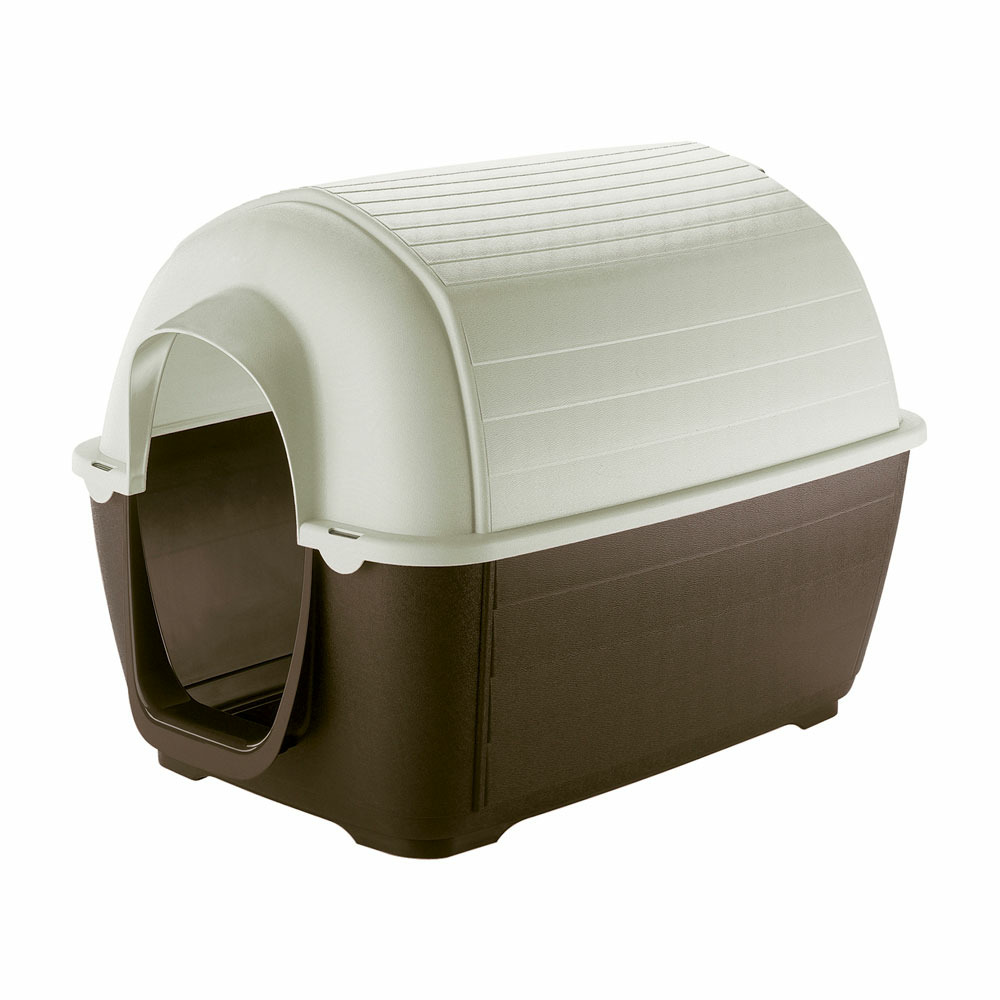 Ferplast niche d'extérieur pour chiens kenny 03, habitat pour chiens en résine thermo-plastique, résistant aux chocs et rayons uv,