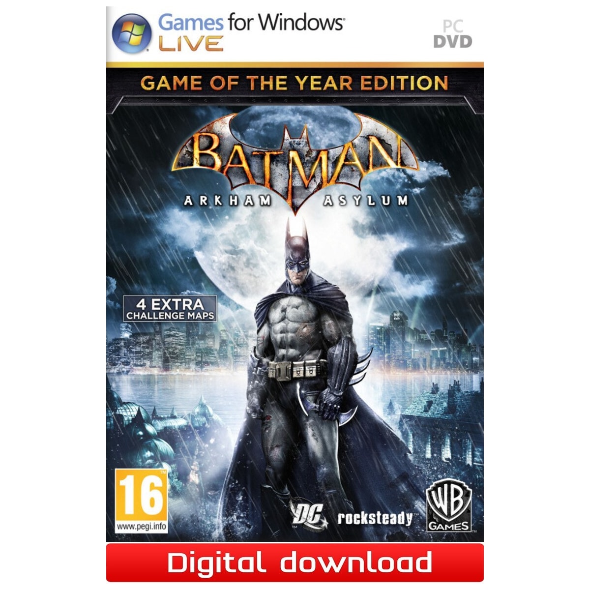 Batman Arkham Asylum Game of the Year Edition - PC Windows