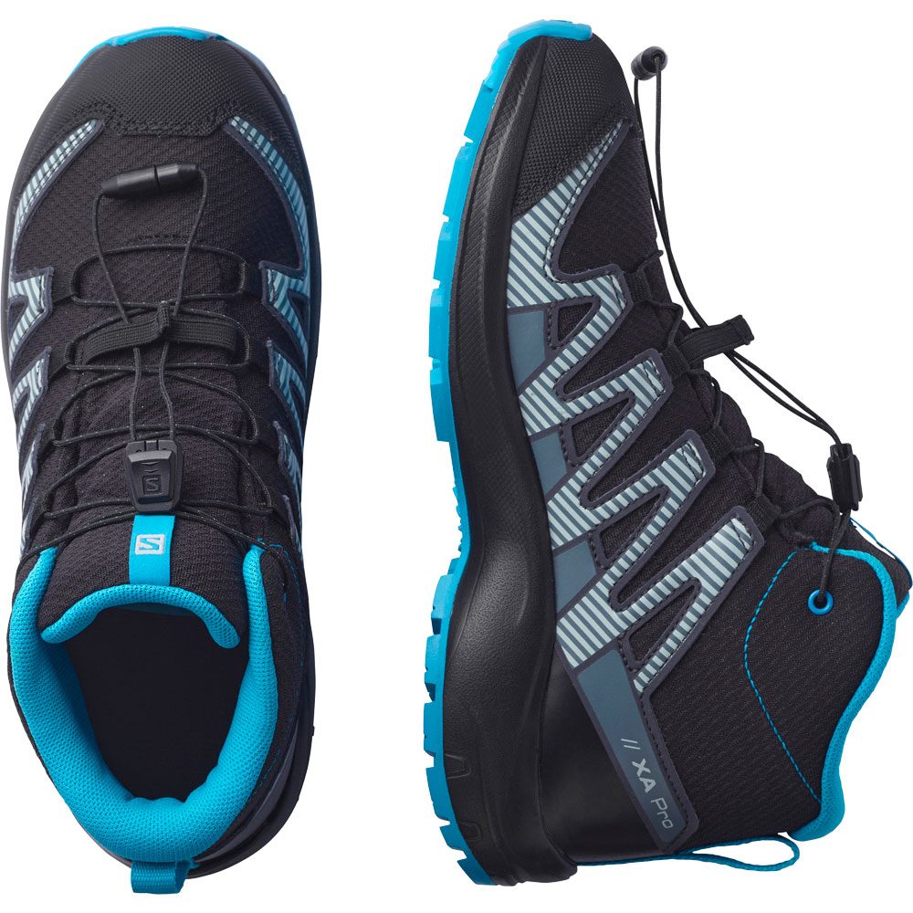 Salomon XA Pro V8 MID CSWP Wanderschuhe Kinder black
