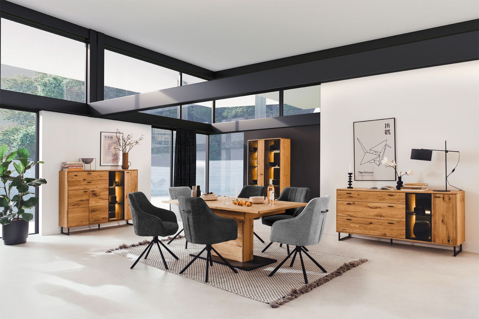 Esstisch AREZZO Wildeiche 180 x 100 cm