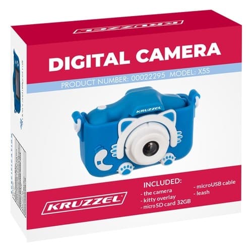 Kruzzel AC22295 blått digitalkamera