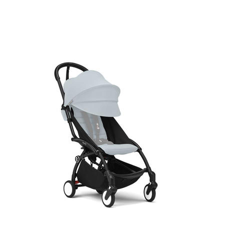Poussette YOYO 3 Pack 0+ et 6+ Aqua / Cadre Noir - STOKKE