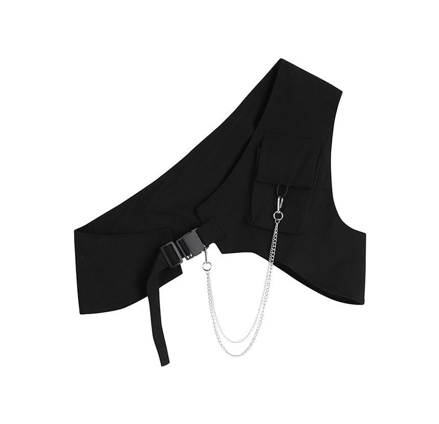 Shineon Studio - Asymmetrisch vest / ketting / set