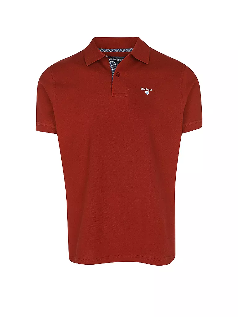 BARBOUR Poloshirt Regular Fit rot