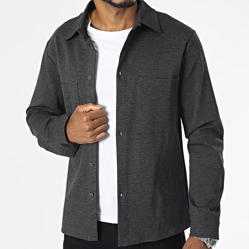 Surchemise Gris Anthracite Chiné
