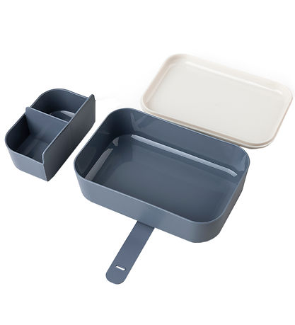 Sebra Brotdose - Silikonarmband - Busy Builders - Blau