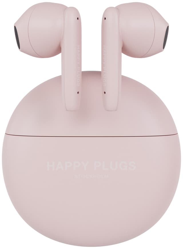 Happy Plugs Joy Lite helt trådløse in-ear høretelefoner (pink)