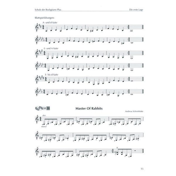 Weinberger Musikverlag Schule der Rockgitarre Plus
