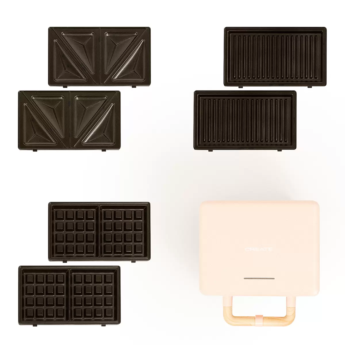 Waffeleisen CREATE Rosa