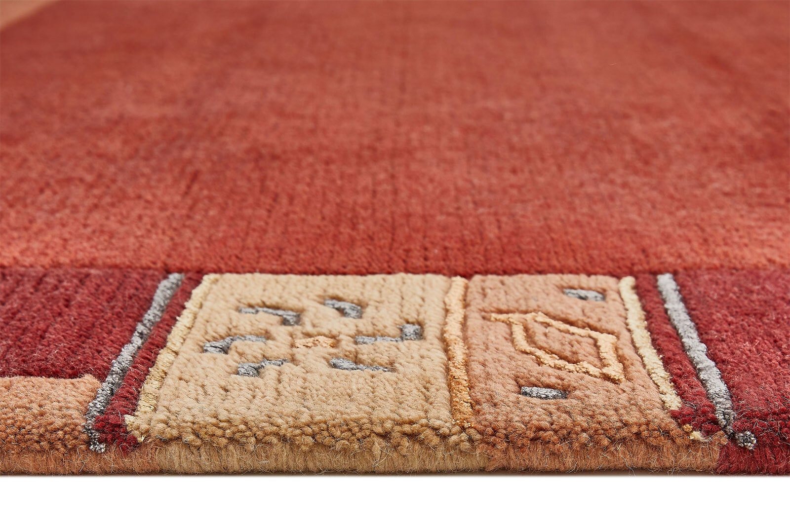Teppich MANALI 90 x 160 cm rot