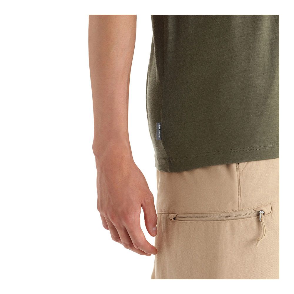 Icebreaker TECH LITE II - Tee-shirt Homme loden