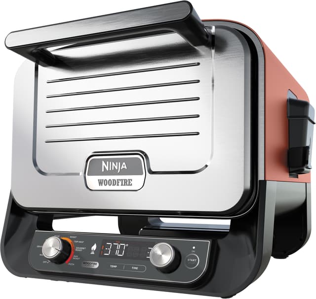 Ninja Woodfire pizzaovn OO101EU (terrakotta og rustfrit stål)