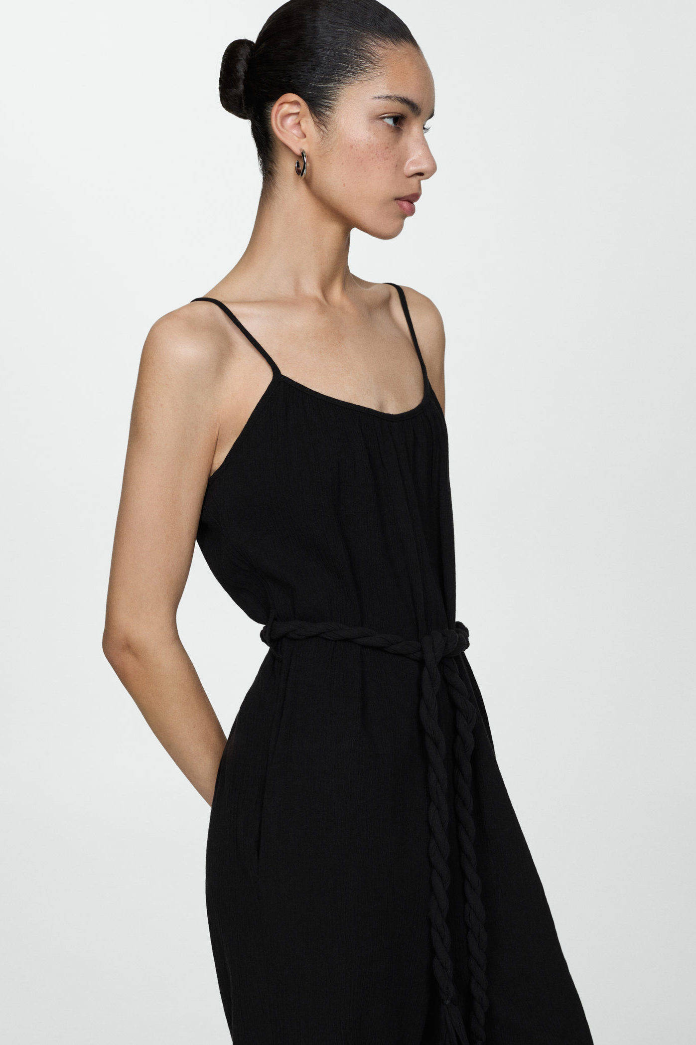 Mango jumpsuit zwart