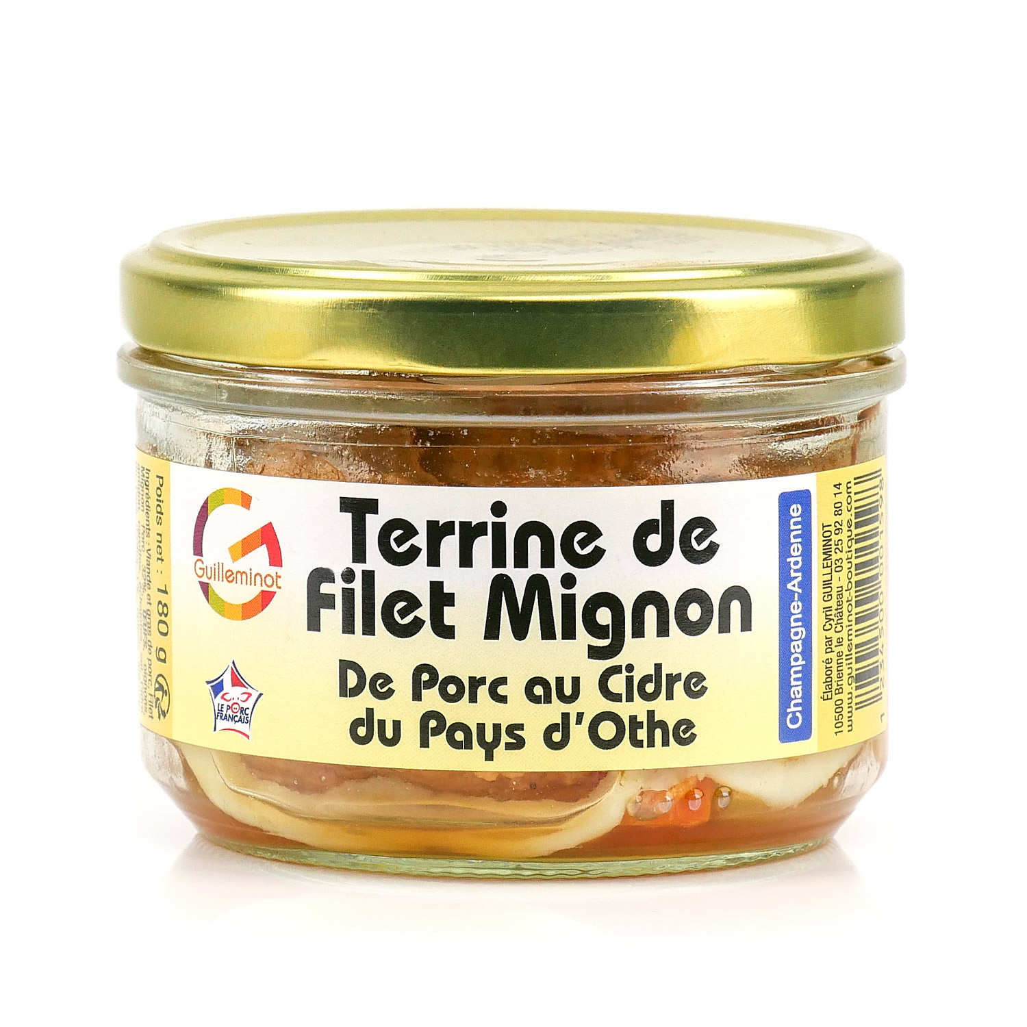 Terrine de filet mignon de porc au cidre du Pays d'Othe