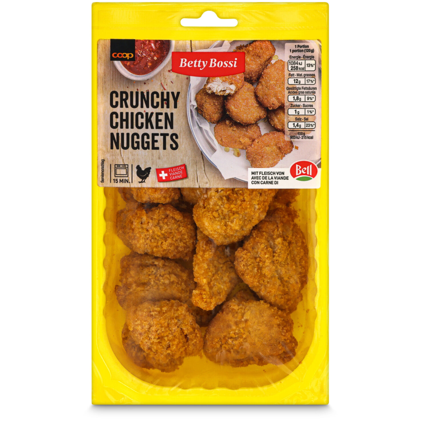 Betty Bossi Crunchy Chicken Nuggets ca. 450g