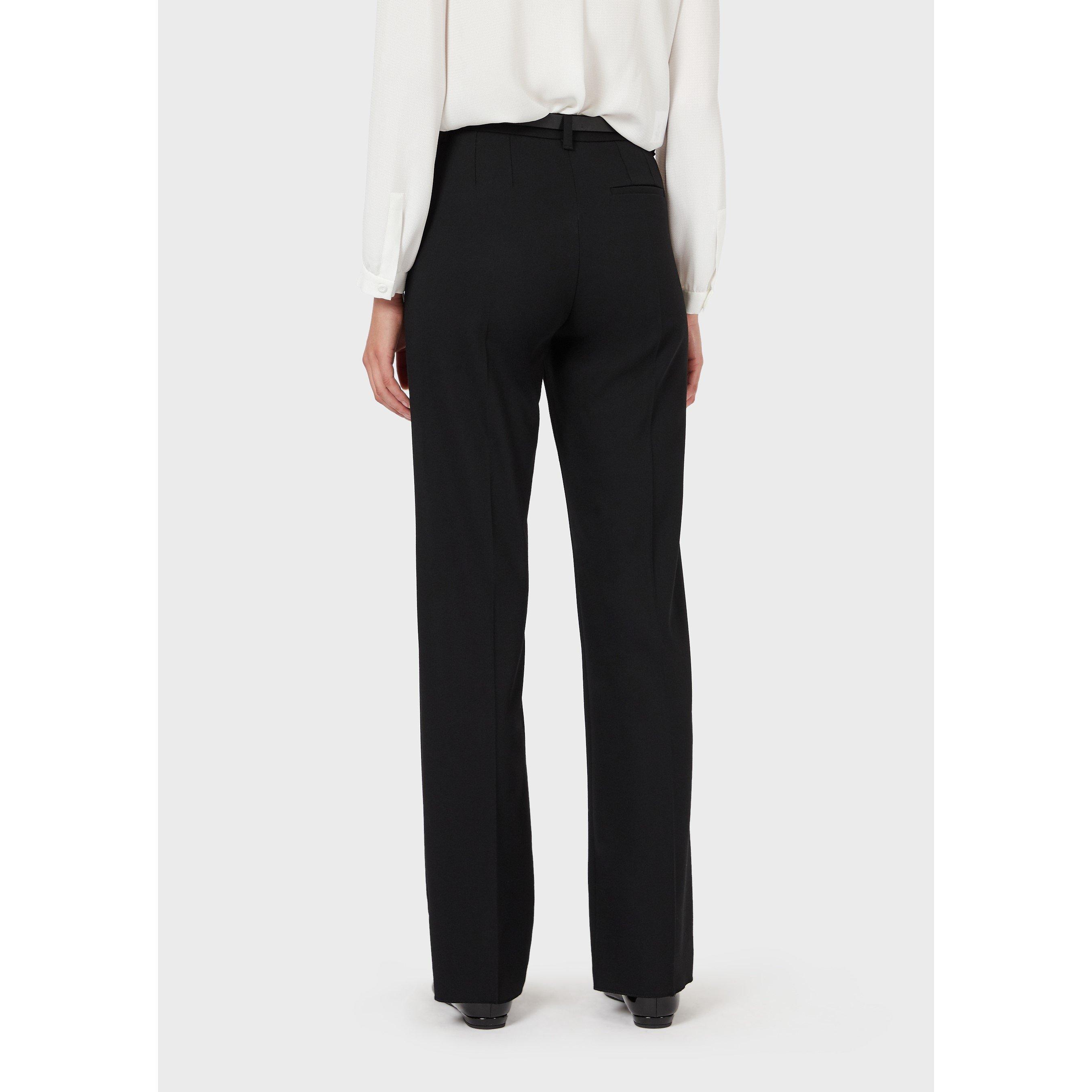 Emporio Armani Straight Leg Trousers