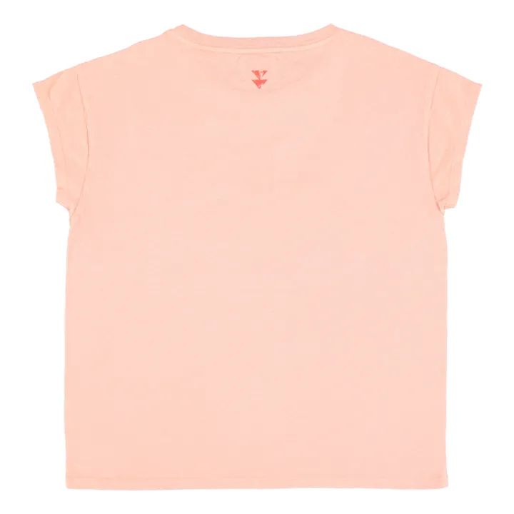 Sisters Department T-shirt Louise Coton et Lin | Corail