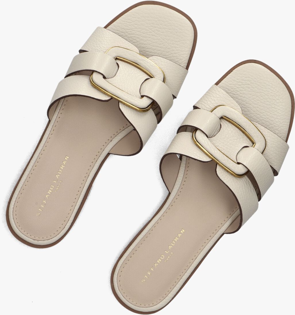beige stefano lauran slippers 24152