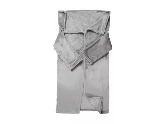 Plaid A Manches Enfant Gris 140x100cm