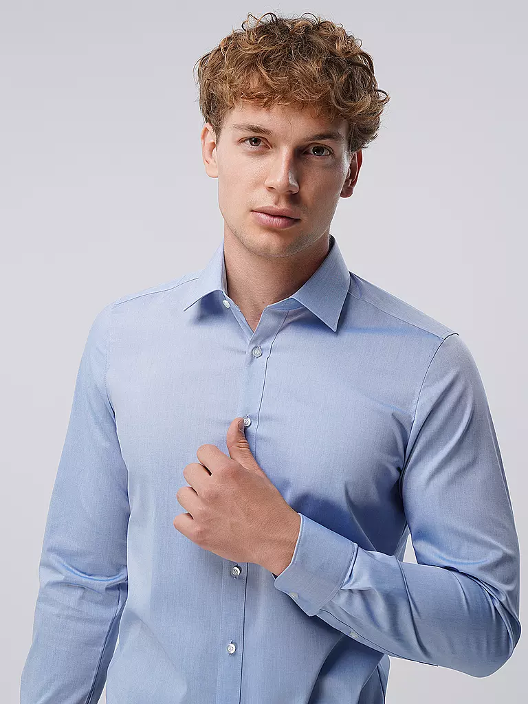 OLYMP LEVEL FIVE Hemd Body Fit blau