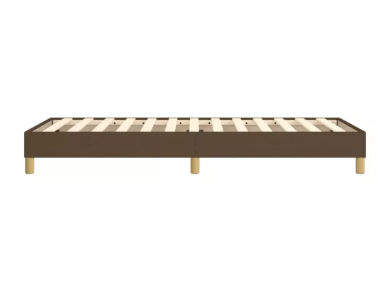 Sommier à lattes de lit Marron foncé 80x200 cm Tissu