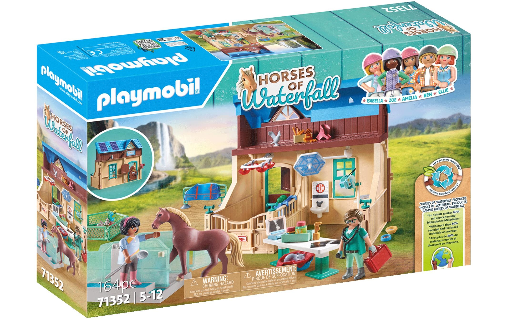 Playmobil® Spielbausteine »Horses of Waterfall Reittherapie & Tierarztpraxis 71352«