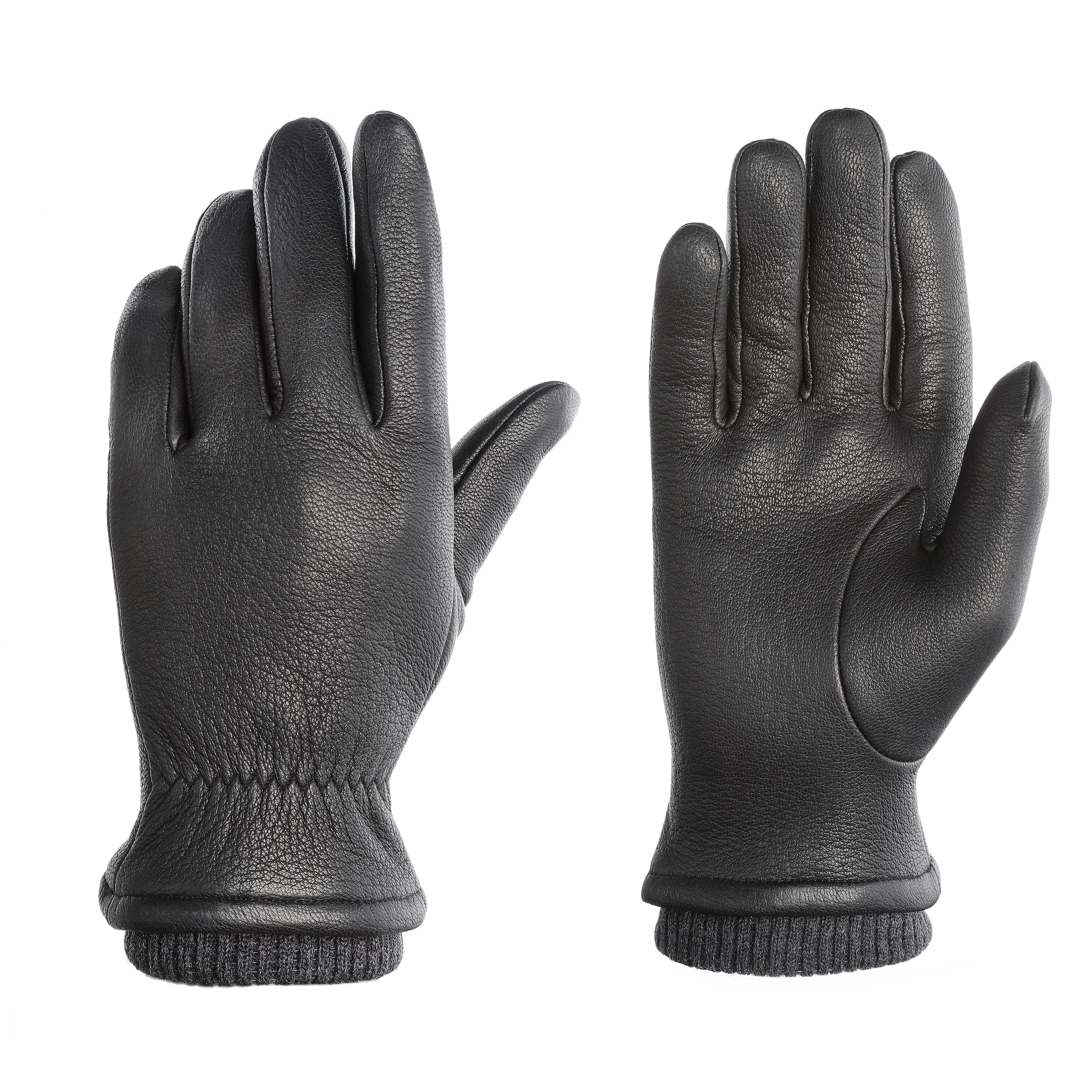 PEARLWOOD Lederhandschuhe »SOHO«, Strickbündchen, Temperaturregulierend, gefüttert