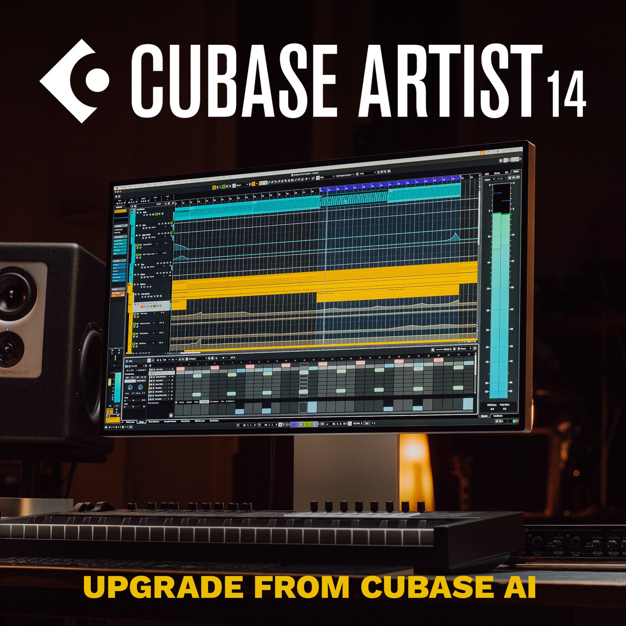 Steinberg Cubase Artist 14 Upgrade van AI 12-14 (download)