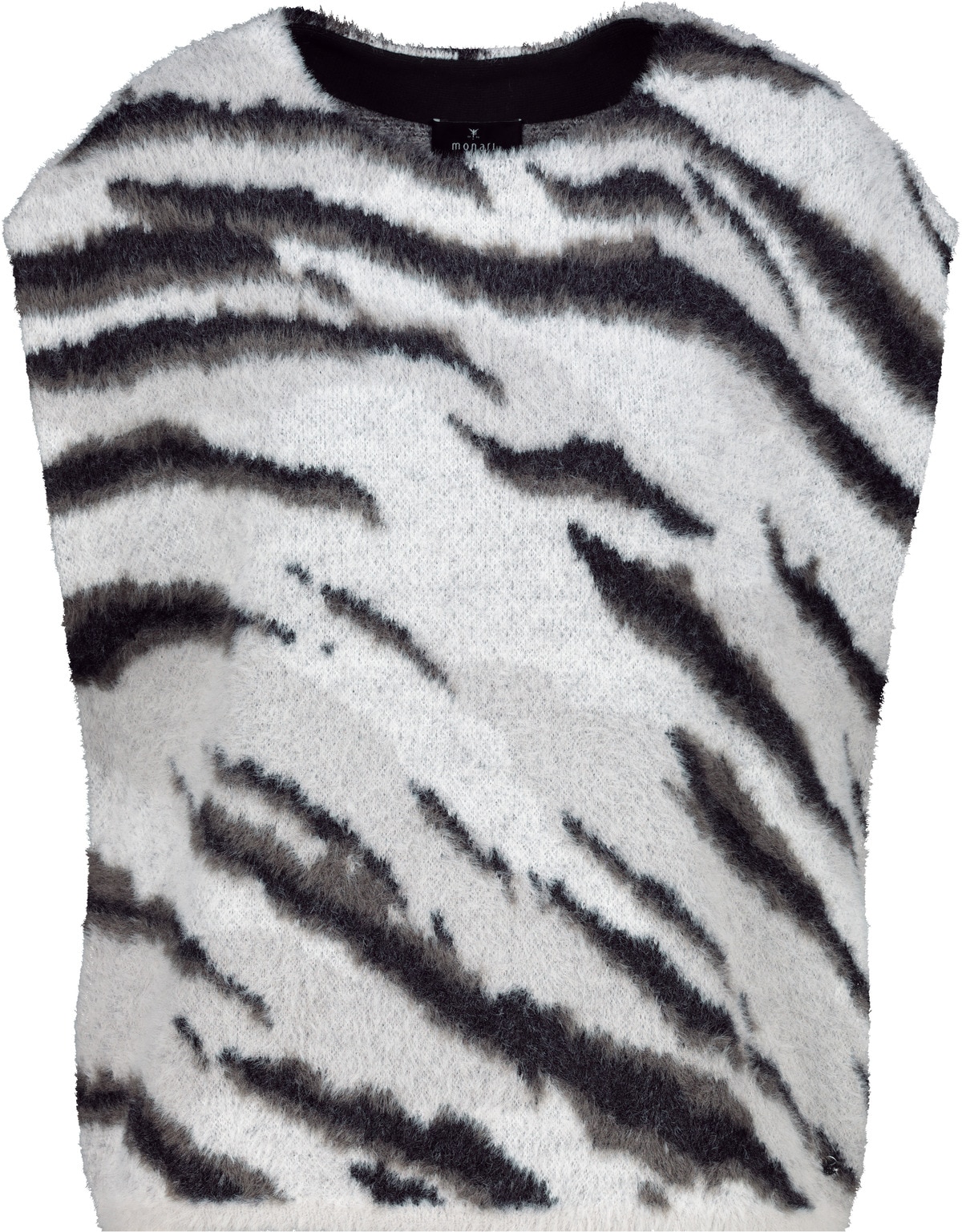 Monari Pullunder »Pullunder Tiger allover«, Mit Rundhalsausschnitt
