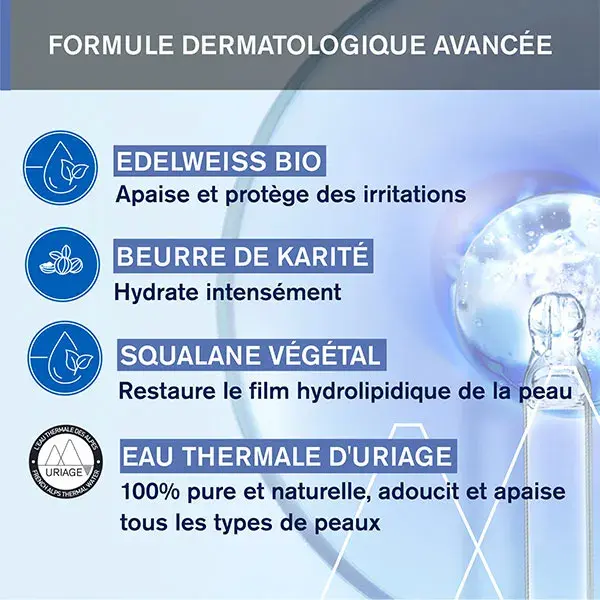 Loção Hidratante Facial e Corporal Uriage Baby 1st 500ml