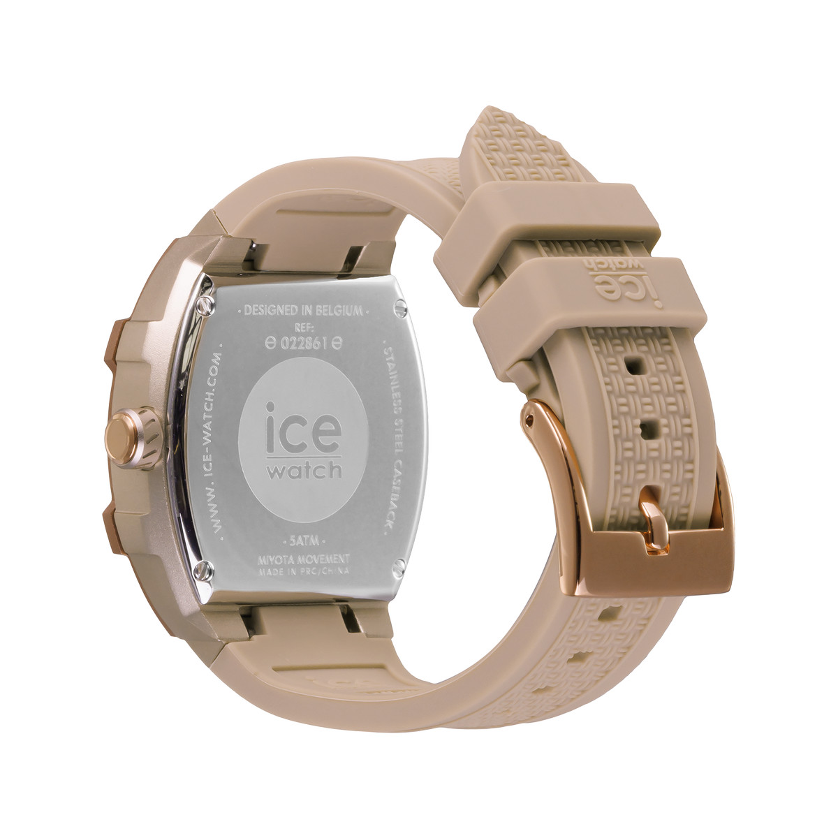 Montre ICE WATCH Ice boliday femme bracelet silicone marron