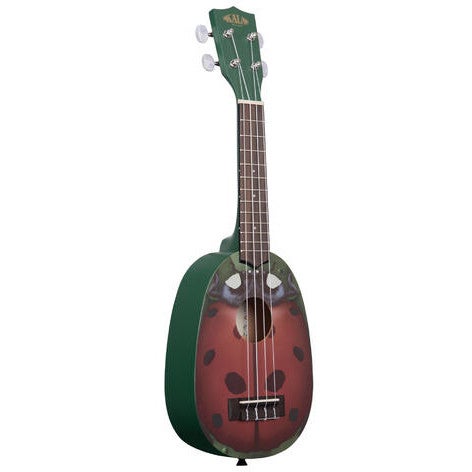 Kala KA-NV-LBUG Novelty Series sopraan ukelele ladybug met gigbag