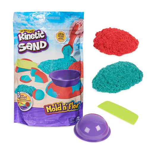 Kinetic Sand Mold N' Flow Legesæt