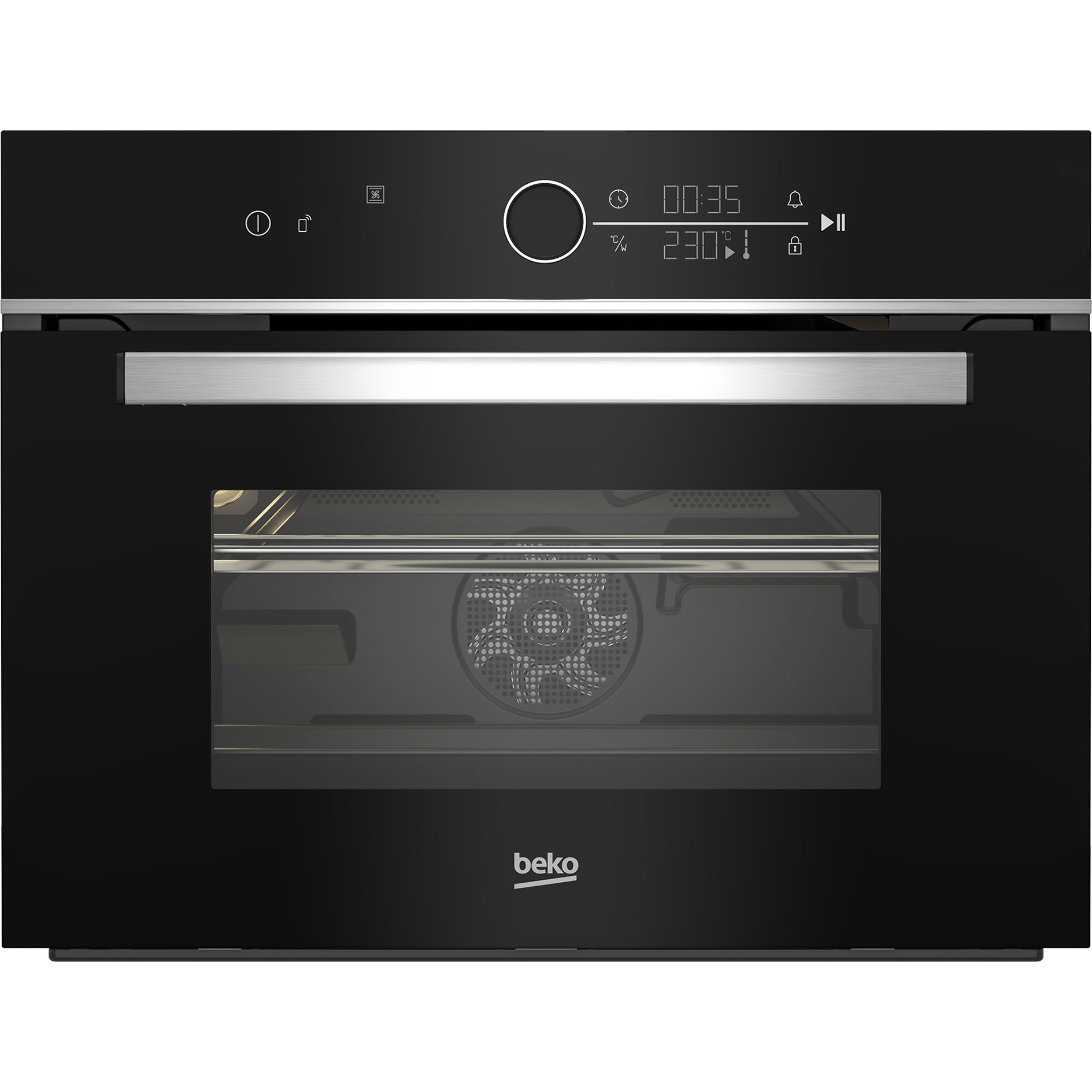 BEKO Einbau-Kompaktbackofen BBCW13400X - schwarz - A