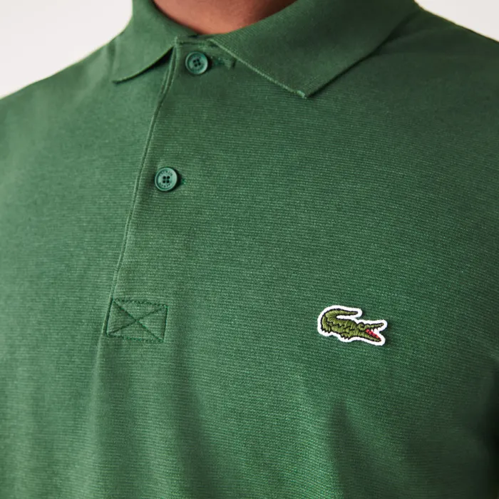 Lacoste Ribbed Collar Polo Heren