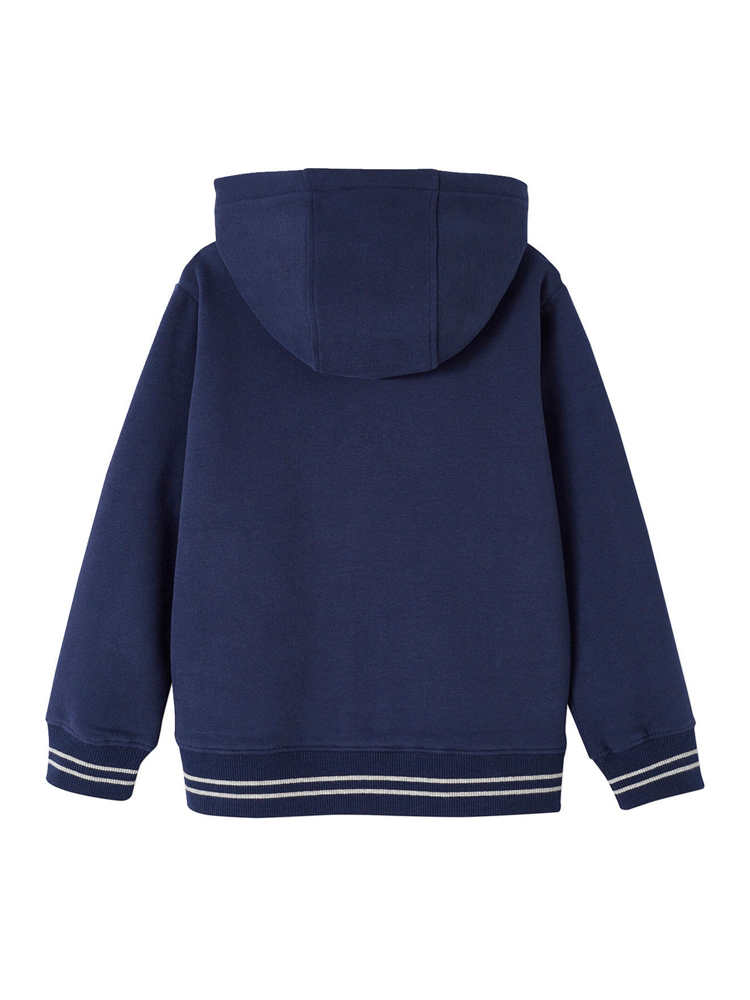 Vertbaudet Jungen Sportjacke mit Kapuze marine