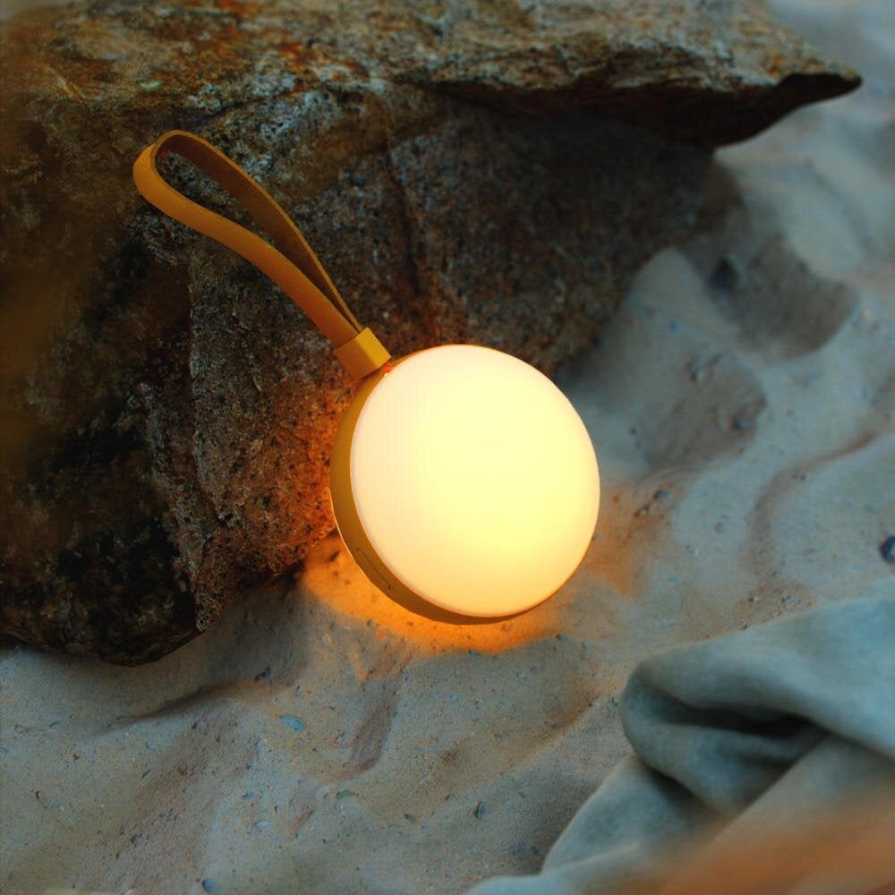 LED oplaadbare tafellamp Bring To-Go 12 in wit en geel, 1W, 70lm, IP44
